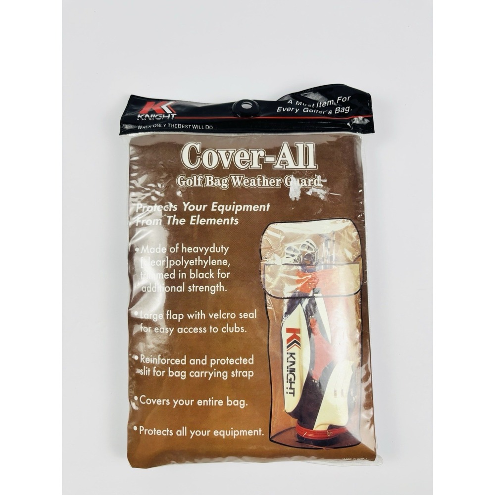 Knight Golfing Golf Club Bag Weather Proof Cover All Weather Guard New